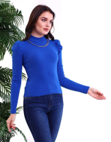 Атрактивна дамска блуза в синьо