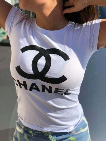 Бяла тениска 'Chanel'