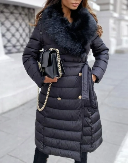 Ефектно дамско яке в черно