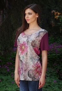 Лятна блузка на цветя
