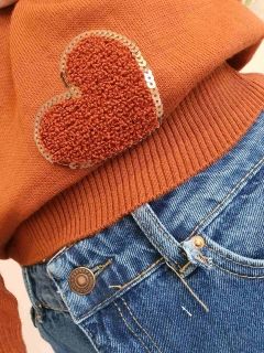 Пуловер със сърчица