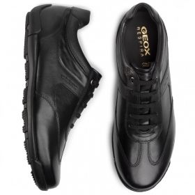 Мъжки спортно елегантни обувки GEOX EDGWARE, черни