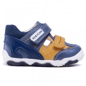 Бебешки обувки за прохождане GEOX B N.BALU' B. A, Сини с жълто