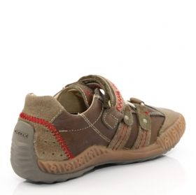 Детски кожени обувки за момче GEOX, Кафяви