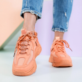 Дамски оранжеви маратонки