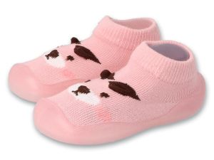 BEFADO Бебешки обувки чорапчета, Розови с куче