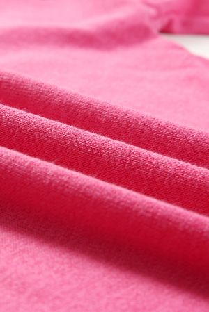 Дамска блуза в розов цвят с дълъг ръкав