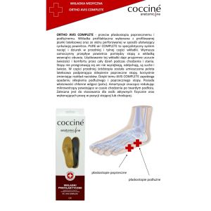 Coccinè Avis Comlete Ортпедични кожени стелки за напречно и надлъжно плоскостъпие