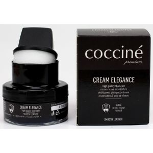   Coccinè Cream Elegance Восъчна крем-боя за обувки и кожени изделия, Черна