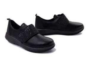 DR ORTO CASUAL  Дамски обувки с лепки, черни