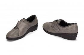 BEFADO DR ORTO Ортопедични дамски обувки на лека платформа, сиви