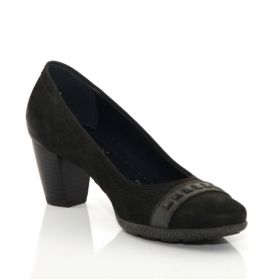 Дамски ниски обувки Ara с капси, черни