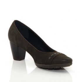 Дамски ниски обувки Ara с капси, кафяви