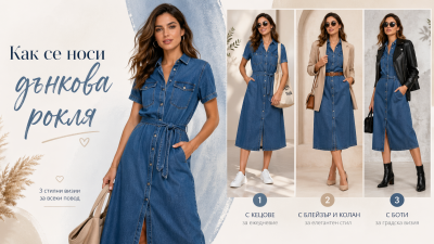 How to Wear a Denim Dress