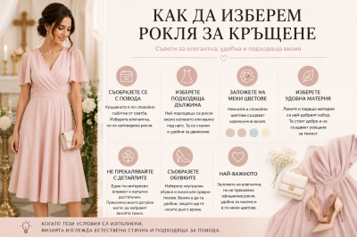 Как да изберем рокля за кръщене