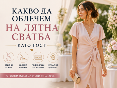 Какво да облечем на лятна сватба като гост