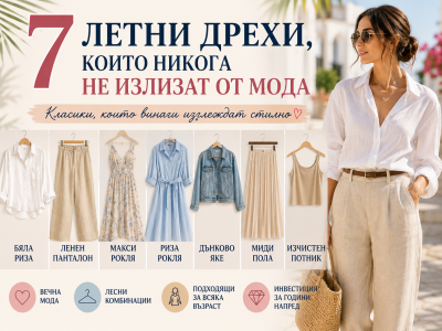 7 летни дрехи, които никога не излизат от мода