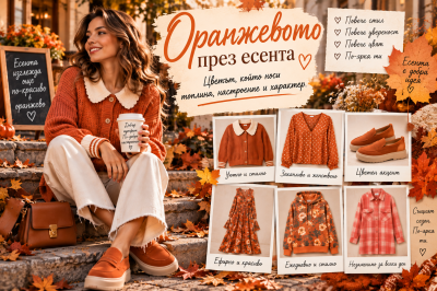 Оранжевото през есента: цветът, който носи топлина, настроение и характер