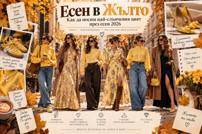 Есен в жълто: Как да носим най-слънчевия цвят през есен 2026