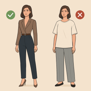 How to Dress to Look Taller, Slimmer, and More Proportioned - Visual Tricks That Really Work