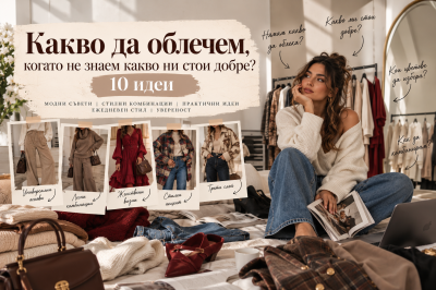 Какво да облечем, когато не знаем какво ни стои добре? 10 идеи