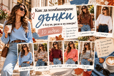 How to Combine Jeans with Blouses, Shirts and Sweaters? 10 Ideas