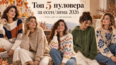 Топ 5 пуловера за есен/зима 2026 - стил, уют и настроение