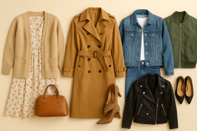 The Best Outerwear for the Transitional Season - Cardigans, Trench Coats, Light Jackets