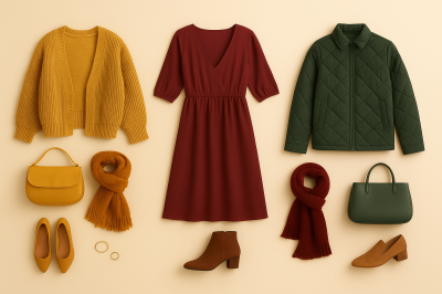Top Colors for Autumn and How to Incorporate Them into Everyday Life - Mustard, Burgundy, Dark Green