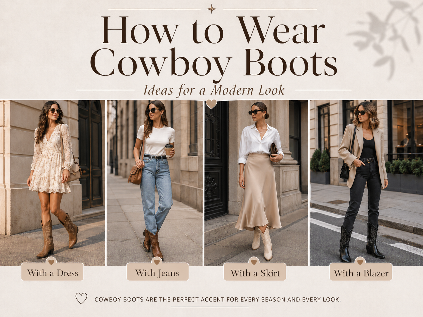 How to Wear Cowboy Boots - Stylish Ideas for a Modern Look