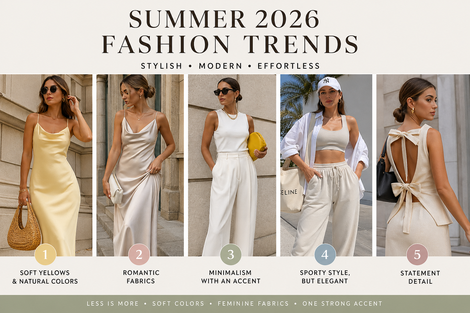 Top 5 Summer 2026 Fashion Trends - How to Dress Stylish and Modern