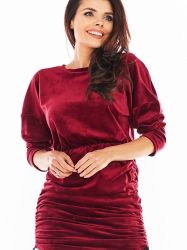  Short dress model 150740 awama 