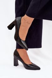 Women’s Black Elegant Pumps Vinceza
