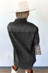 Women’s 100% Cotton Denim Shirt Dress