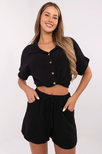 Lightweight Cotton Shorts with Pockets