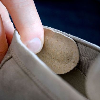 Cocciné Heel Protector Velour - велурени протектори за пети против протриване