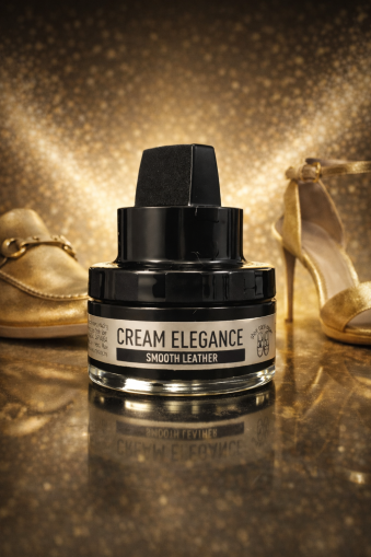 Coccinè Cream Elegance Восъчна крем-боя за обувки и кожени изделия, Златиста