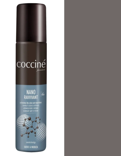 Coccinè Nano Ravvivant Спрей за велур и набук, Тъмносив, 75 ml 