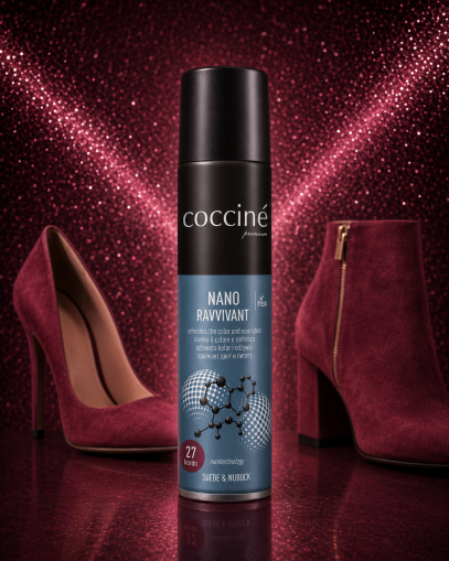 Coccinè Nano Ravvivant Спрей за велур и набук, Бордо, 75 ml