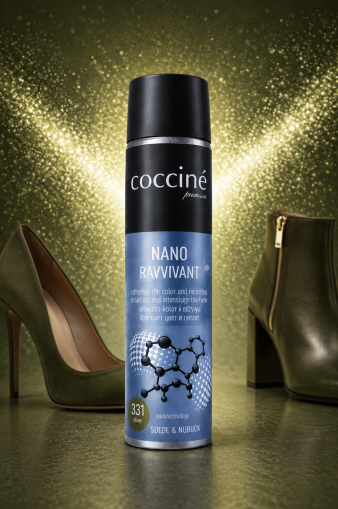 Coccinè Nano Ravvivant Olive Spray for Suede and Nubuck, 75 ml
