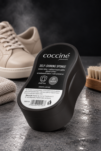 Coccinè Self-Shining Sponge Гъба за блясък на кожени обувки, неутрална
