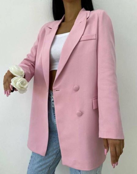 Дамско сако в розово