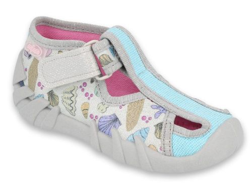 BEFADO SPEEDY Бебешки текстилни обувки за момиче, Мултиколор
