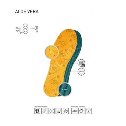Coccinè Small foot Aloe Vera Детски стелки с екстракт от Алое Вера №19-35 (с изрязване)