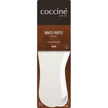  Coccinè White Froote Дишащи памучни стелки 42-46 (с изрязване)