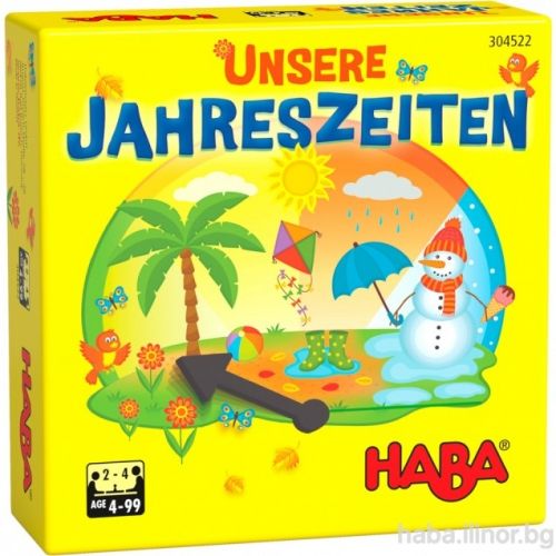 Настолна игра мини Сезони, Haba, Германия, 4+