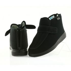 Полски ортопедични обувки BEFADO DR ORTO за отекли и превързани крака, черни