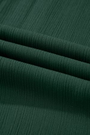 Green Spaghetti Straps Pocketed Slouchy Maxi Dress
