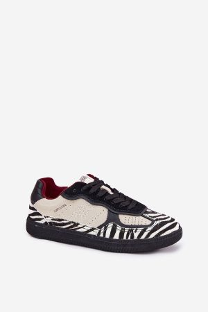 Daniel Lopez Women’s Suede Sport Shoes with Animal Print