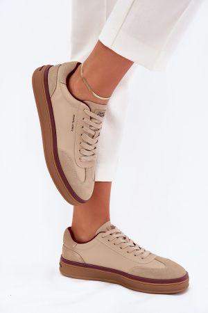 Daniel Lopez Women’s Sport Shoes, Natural Leather and Suede